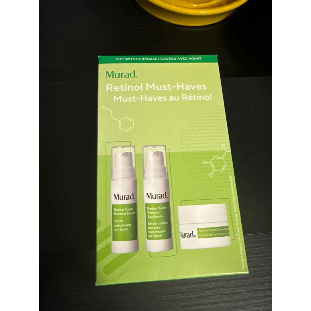 Murad Retinol Must-Haves Set Youth Renewal Serum Eye Serum Night Cream NEW